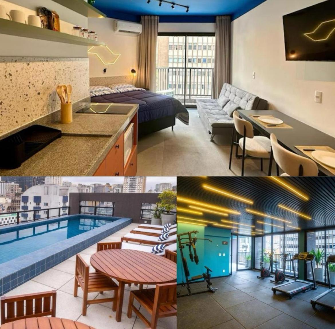 Ape Novo No Minhocao Com Piscina Rooftop E Academia *